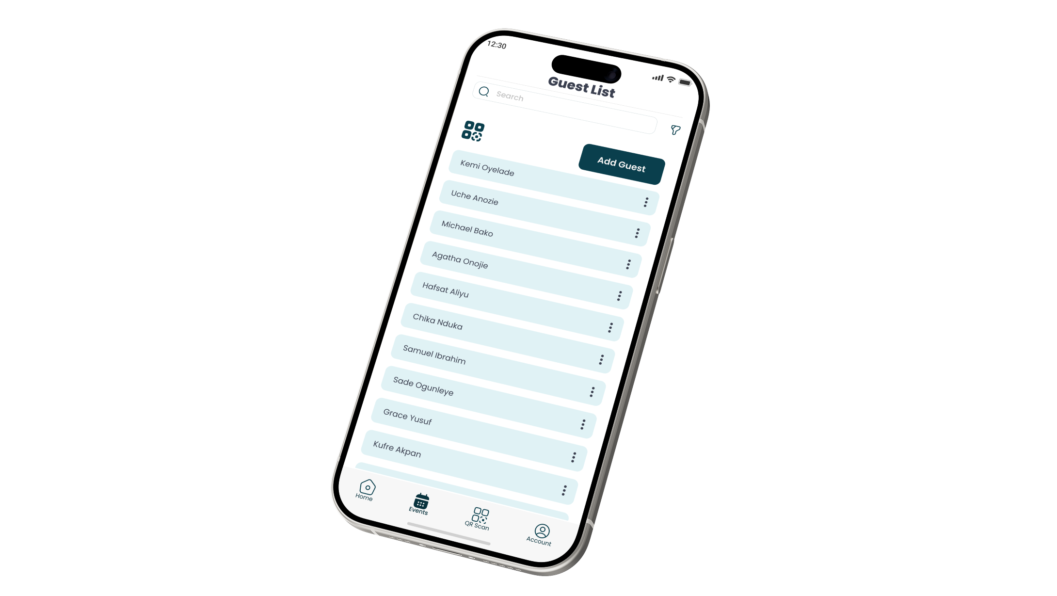 Guestlist Management